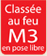 Classée au feu M3 en pose libre